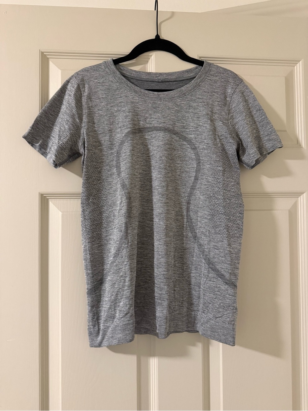 Lululemon Heather Gray Athletic Tee - Subtle Logo Detail